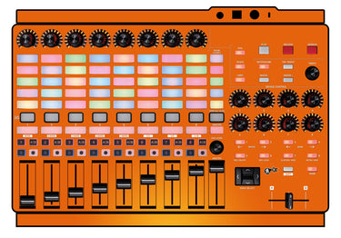 Akai Pro APC 40 MK2 Skin Sunset